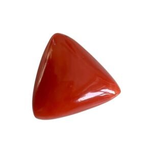 Italian Triangle red Stone Certified Natural Untreated unheated gemstone